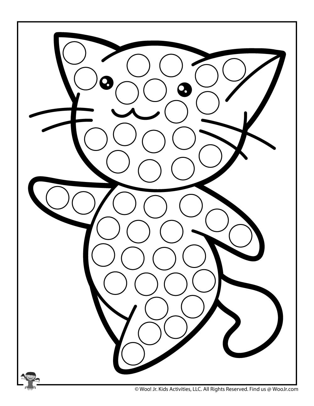 Kawaii Dot Coloring Pages Woo Jr Kids Activities Children s Kawaii Dot Coloring Pages Woo Jr Kids Activities Children s