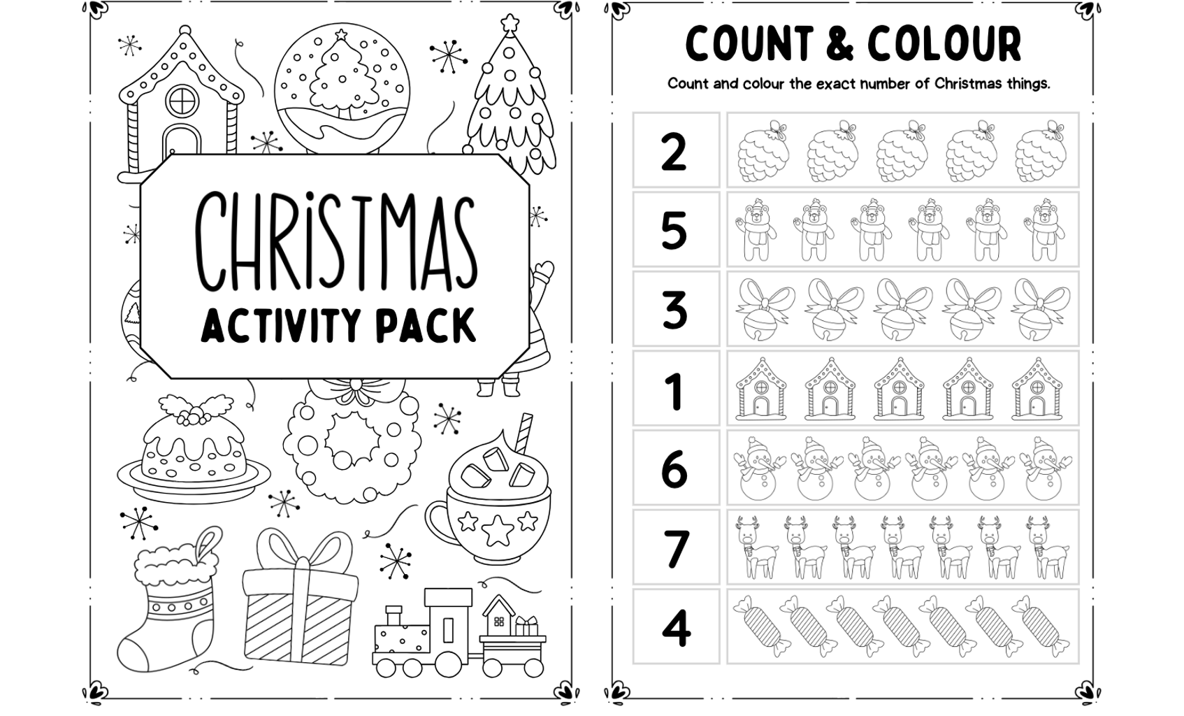 Kids Christmas Activities FREE Printable Activity Booklet Kids Christmas Activities FREE Printable Activity Booklet