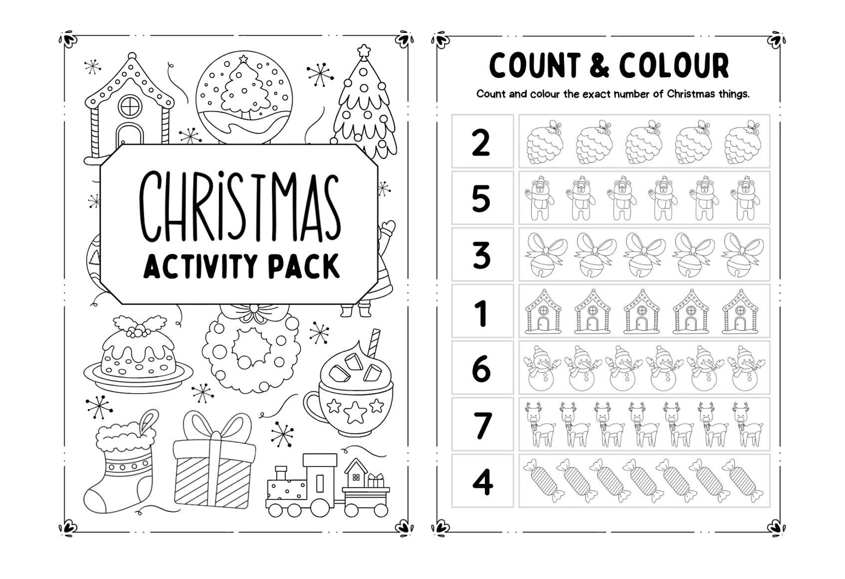 Kids Christmas Activities FREE Printable Activity Booklet Kids Christmas Activities FREE Printable Activity Booklet