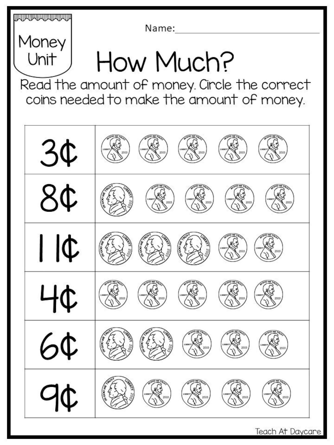 Kindergarten Money Worksheet Worksheets Library Kindergarten Money Worksheet Worksheets Library