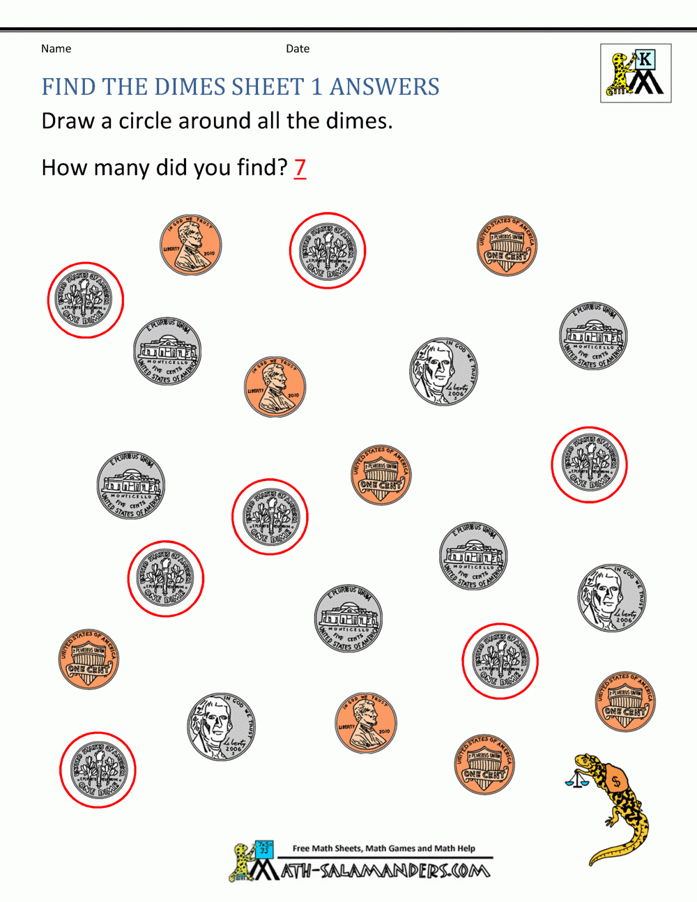 Kindergarten Money Worksheets 1st Grade Kindergarten Money Worksheets 1st Grade