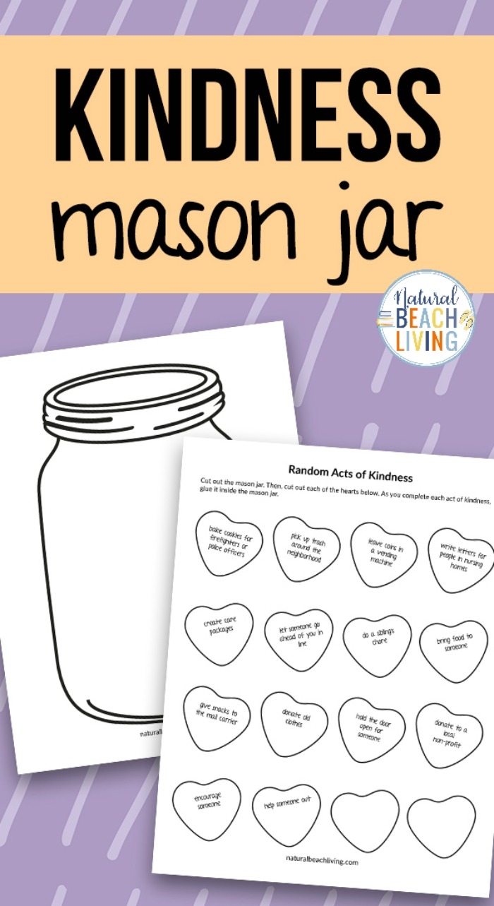 Kindness Jar Printable Template And Kindness Activity Natural Kindness Jar Printable Template And Kindness Activity Natural