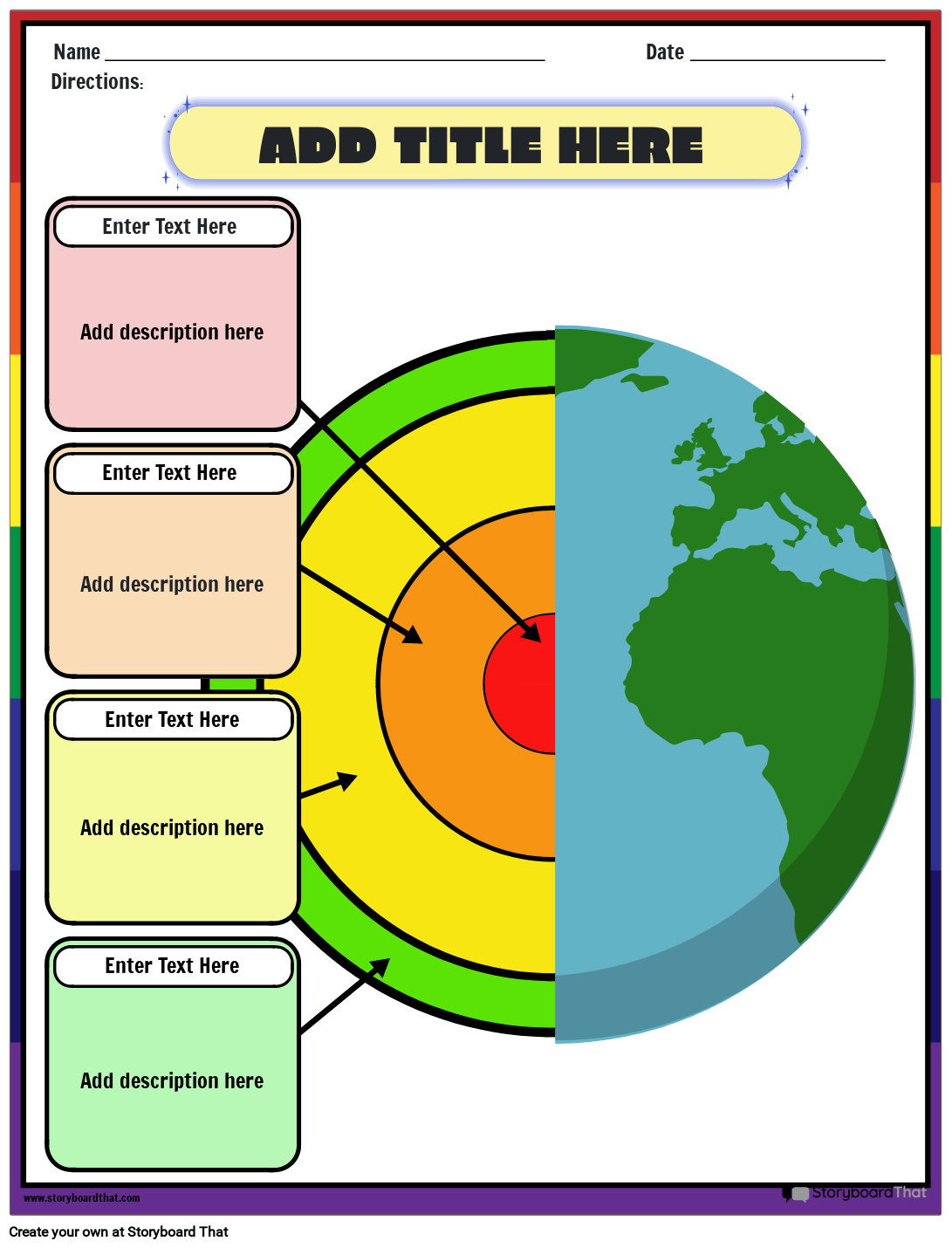 Layers Of Earth Worksheets Free From Storyboard That Layers Of Earth Worksheets Free From Storyboard That
