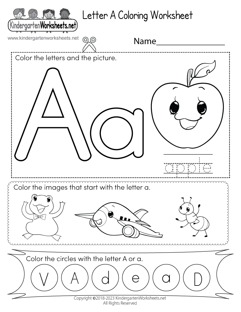 Letter A Coloring Worksheet Free Printable Digital amp PDF Letter A Coloring Worksheet Free Printable Digital amp PDF