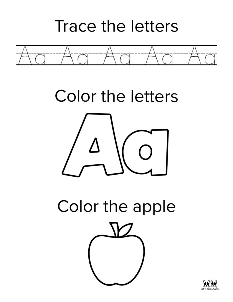 Letter A Worksheets 50 FREE Printables Printabulls Letter A Worksheets 50 FREE Printables Printabulls