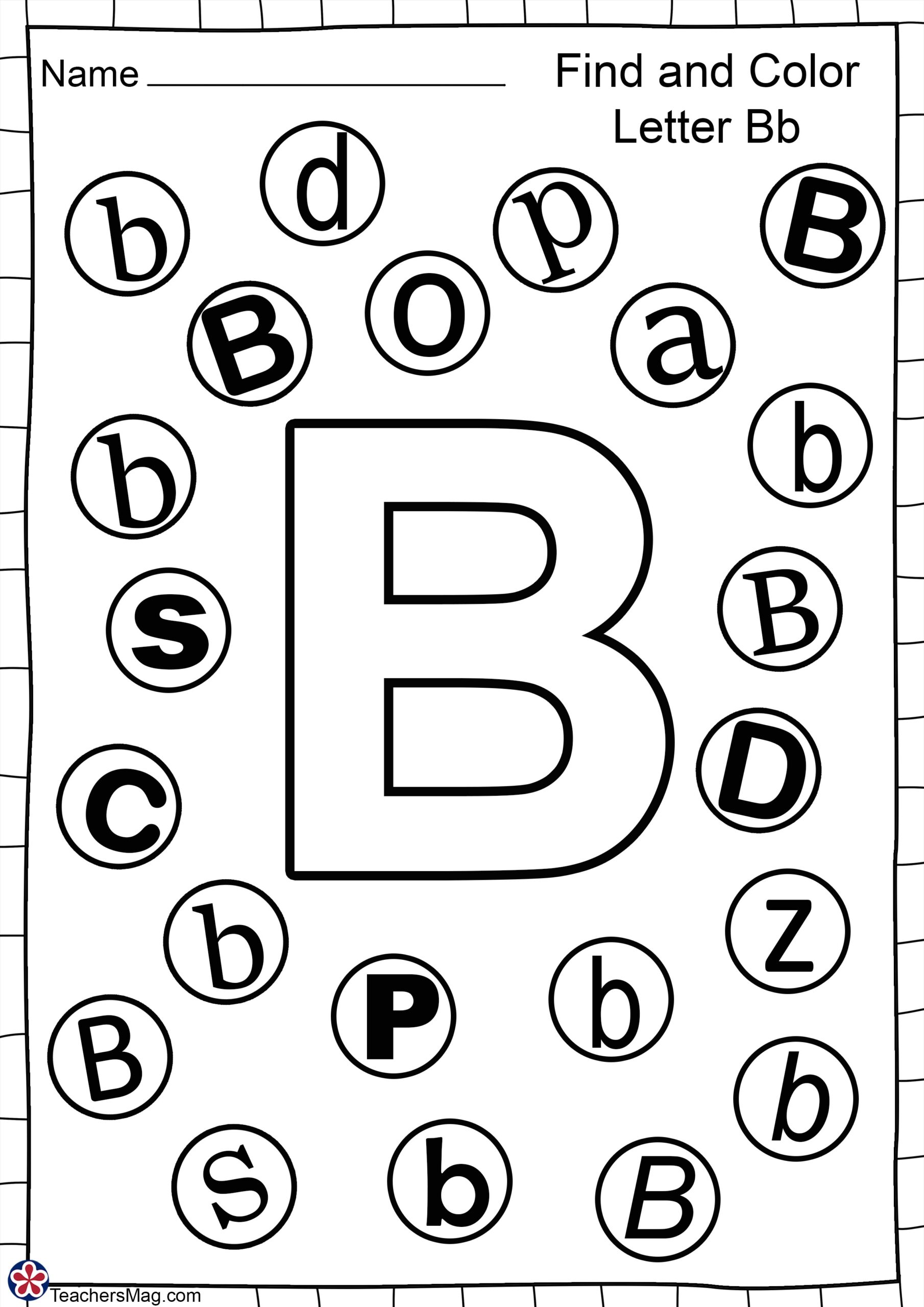 Free Printable Letter B Worksheets Free Printable Letter B Worksheets