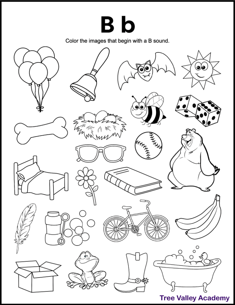 Printable B Worksheets Printable B Worksheets