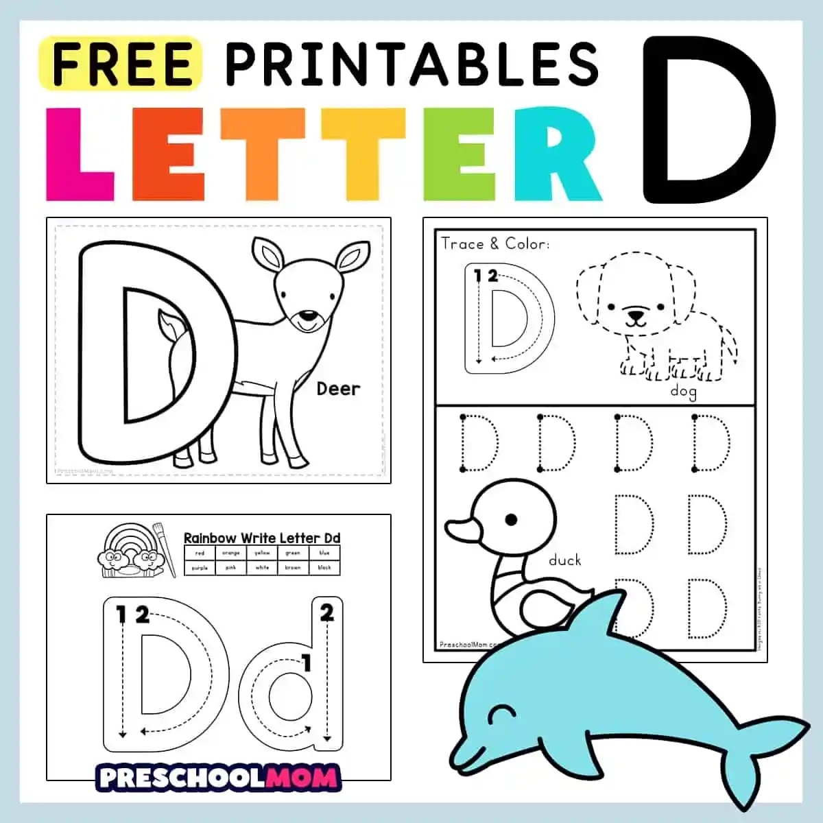 Letter D Worksheets Printable Letter D Worksheets Printable