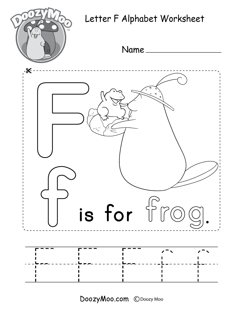 Free Printable Letter F Worksheets Free Printable Letter F Worksheets