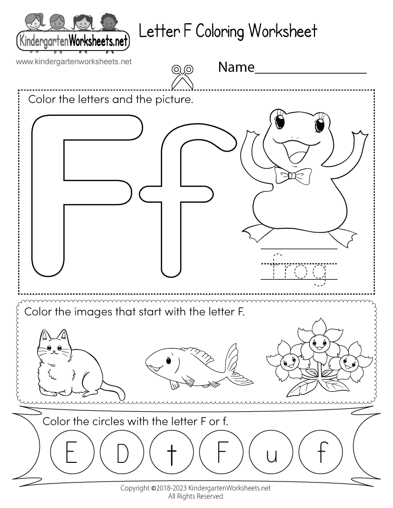 Letter F Coloring Worksheet Free Printable Digital amp PDF Letter F Coloring Worksheet Free Printable Digital amp PDF