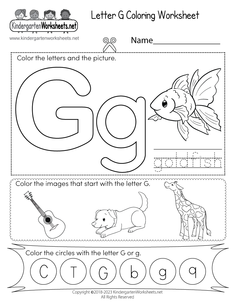 Letter G Coloring Worksheet Free Printable Digital amp PDF Letter G Coloring Worksheet Free Printable Digital amp PDF