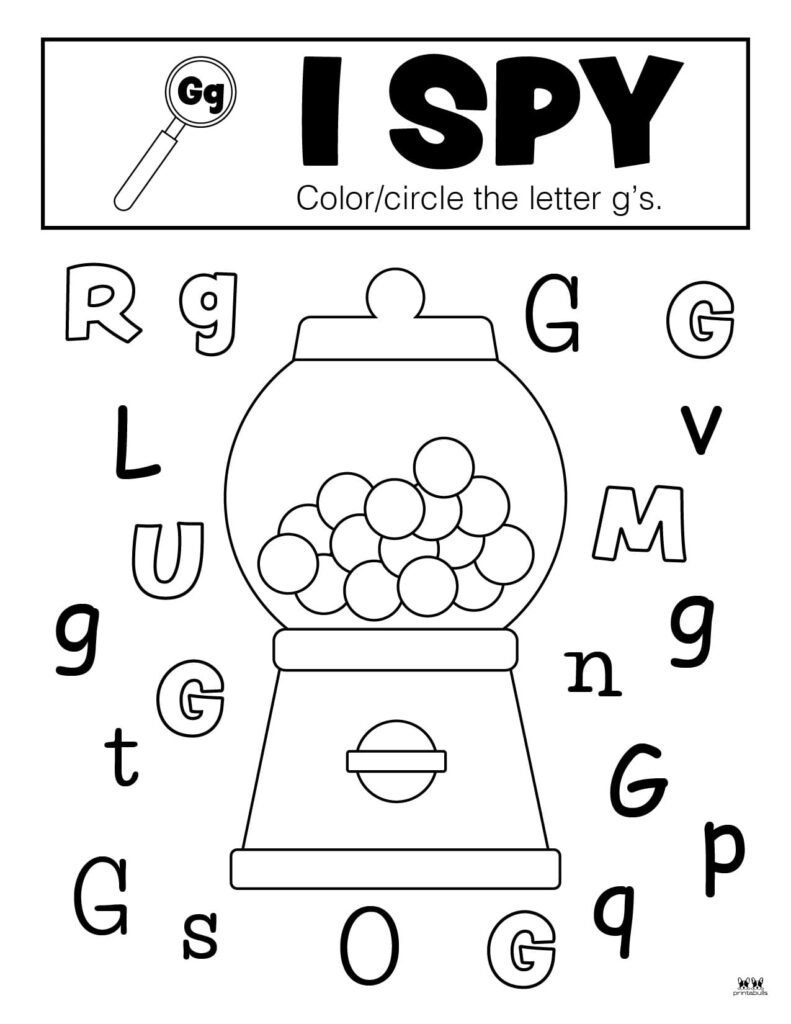 Free Printable Letter G Worksheets For Preschoolers Free Printable Letter G Worksheets For Preschoolers