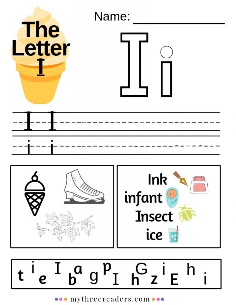 Letter I Worksheets For Kindergarten With Songs Activities amp Freebies Letter I Worksheets For Kindergarten With Songs Activities amp Freebies