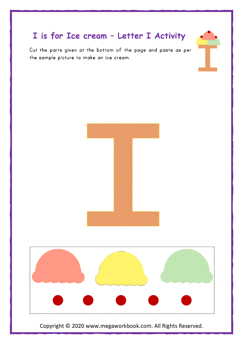 Letter I Printable Worksheets Letter I Printable Worksheets