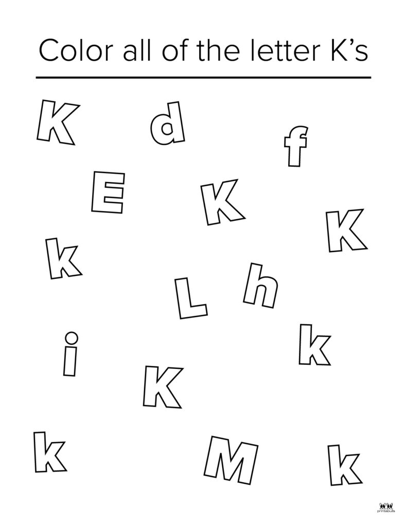 Free Printable Letter K Worksheets Free Printable Letter K Worksheets