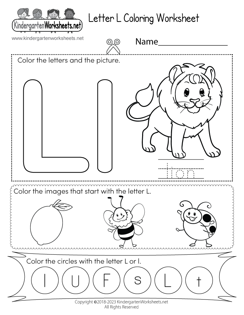 Letter L Coloring Worksheet Free Printable Digital amp PDF Letter L Coloring Worksheet Free Printable Digital amp PDF