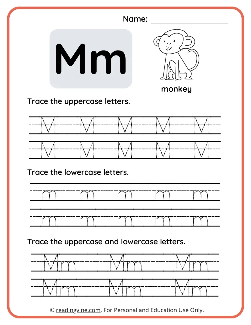 Letter M Worksheets Printable Letter M Worksheets Printable