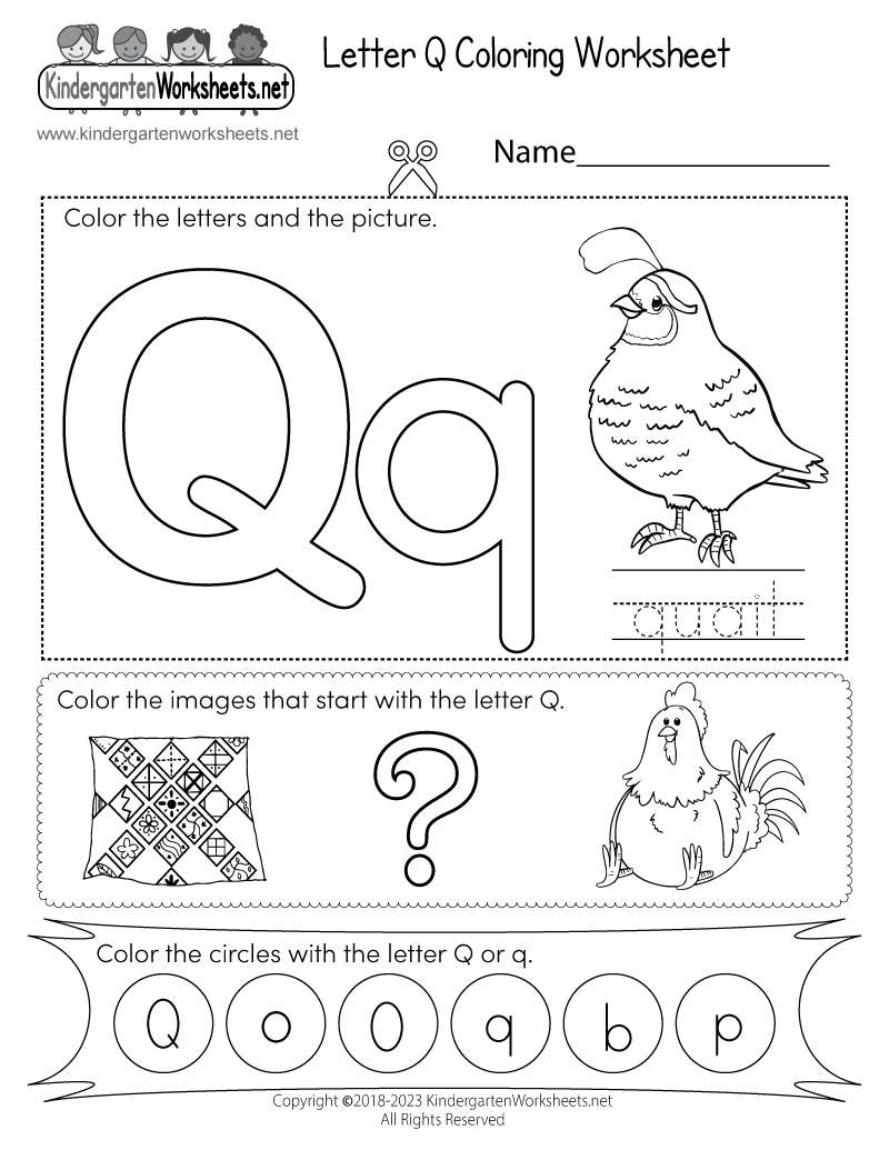 Letter Q Coloring Worksheet Free Printable Digital amp PDF Letter Q Coloring Worksheet Free Printable Digital amp PDF