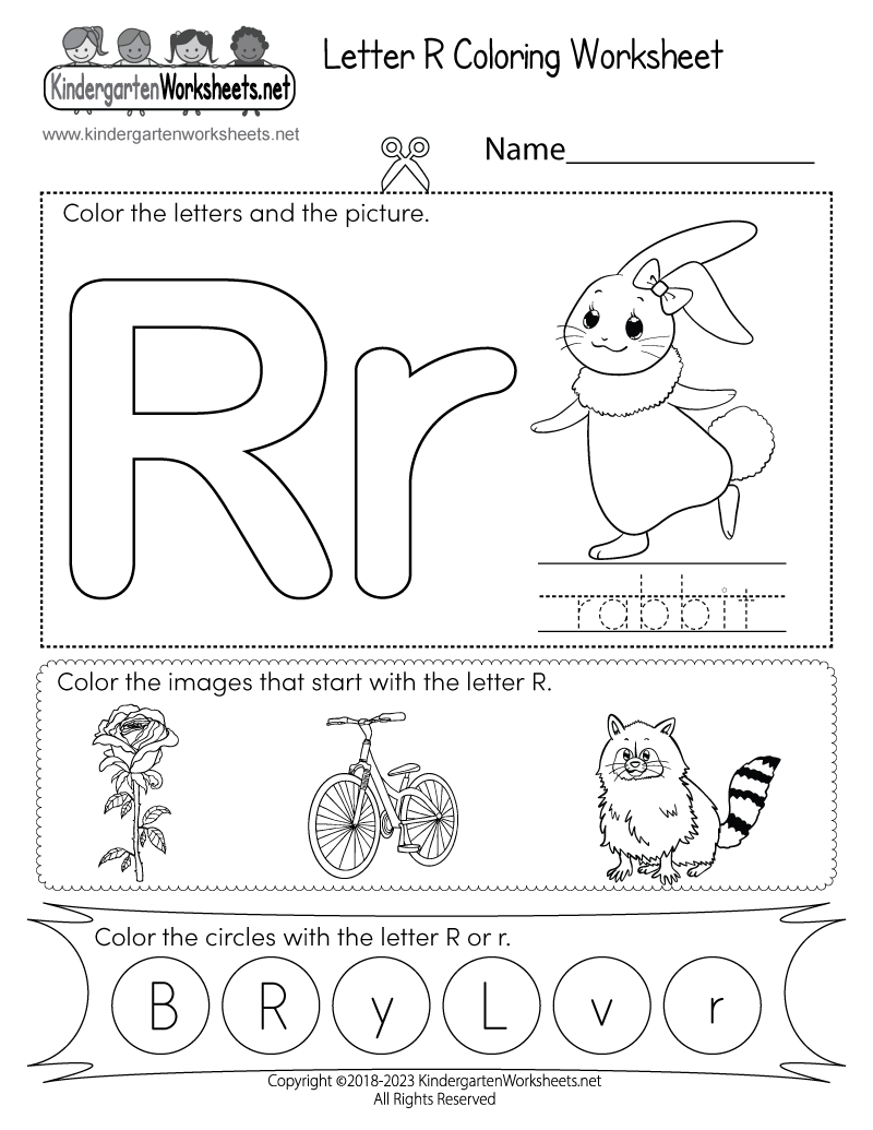 Letter R Coloring Worksheet Free Printable Digital amp PDF Letter R Coloring Worksheet Free Printable Digital amp PDF