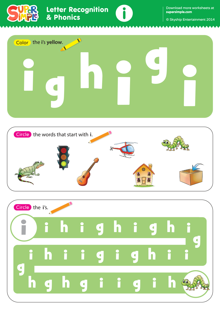 Printable Letter I Worksheets Printable Letter I Worksheets
