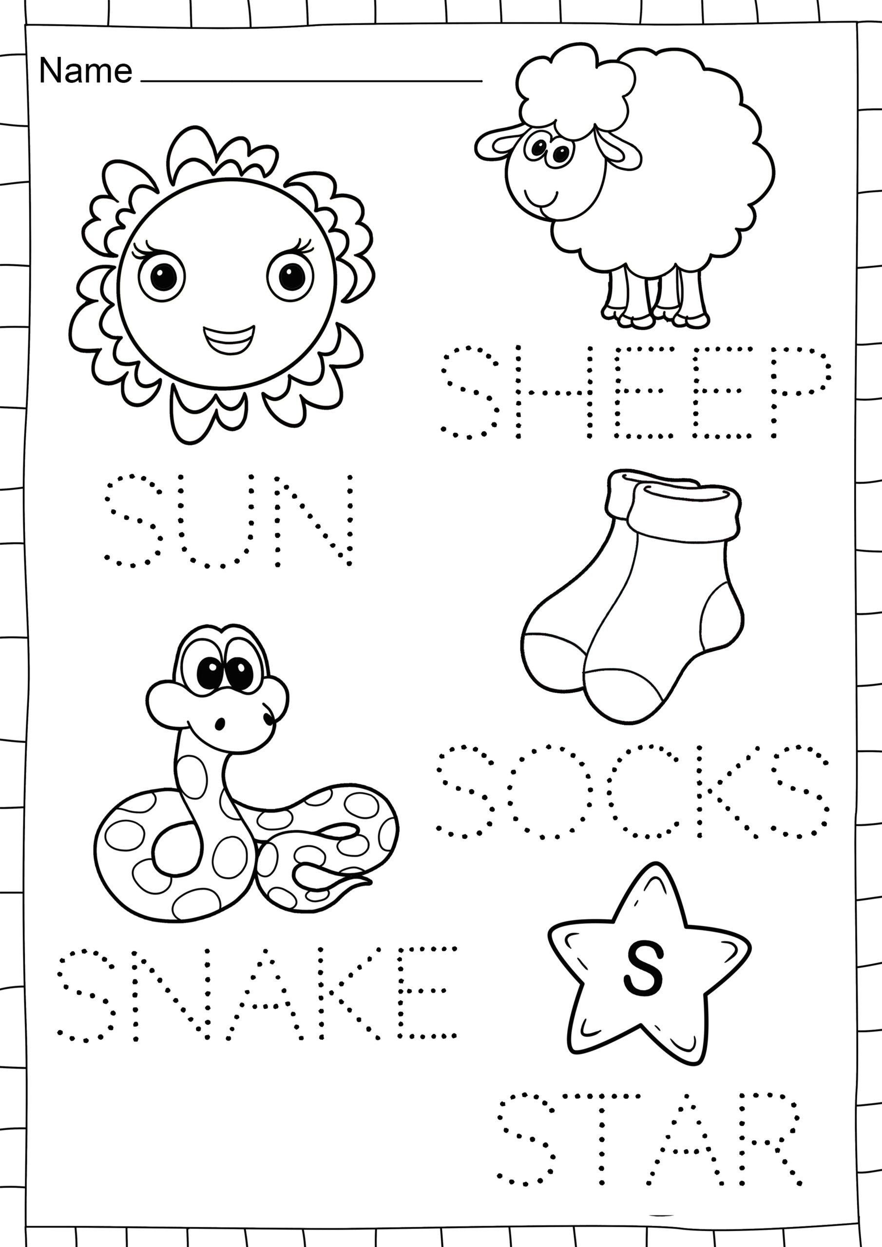 Letter S Free Worksheets TeachersMag Letter S Free Worksheets TeachersMag