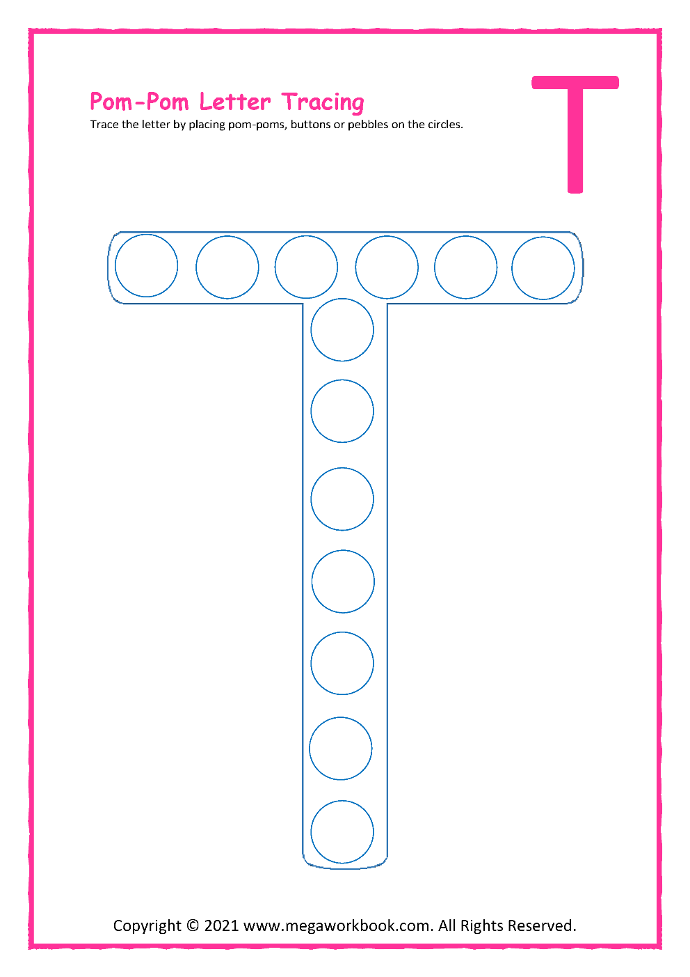 Letter T Printable Worksheets