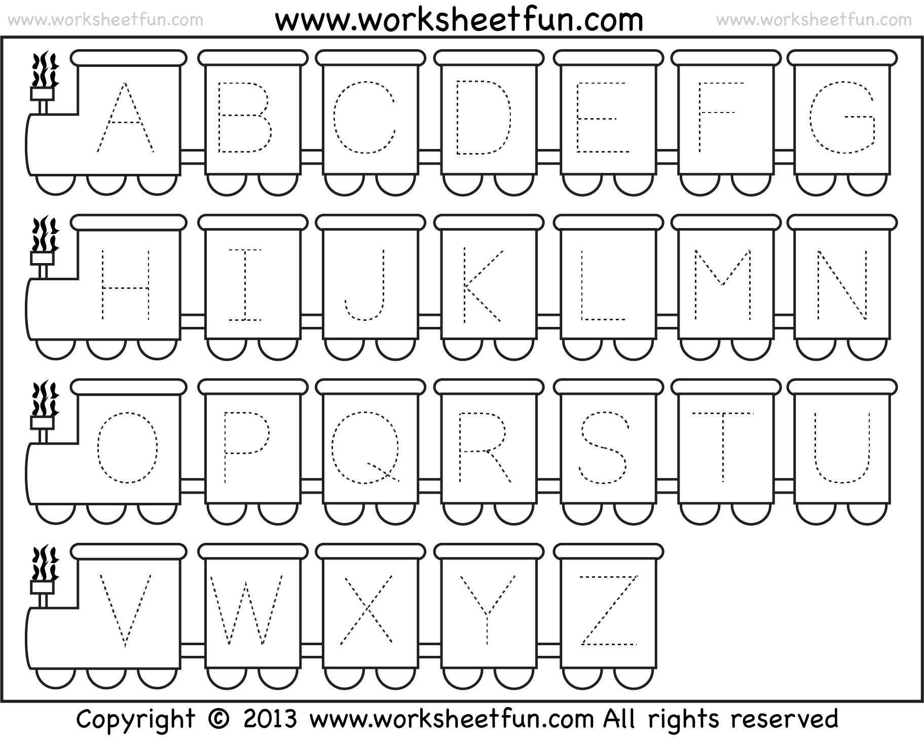 Free Printable Traceable Abc Worksheets Free Printable Traceable Abc Worksheets