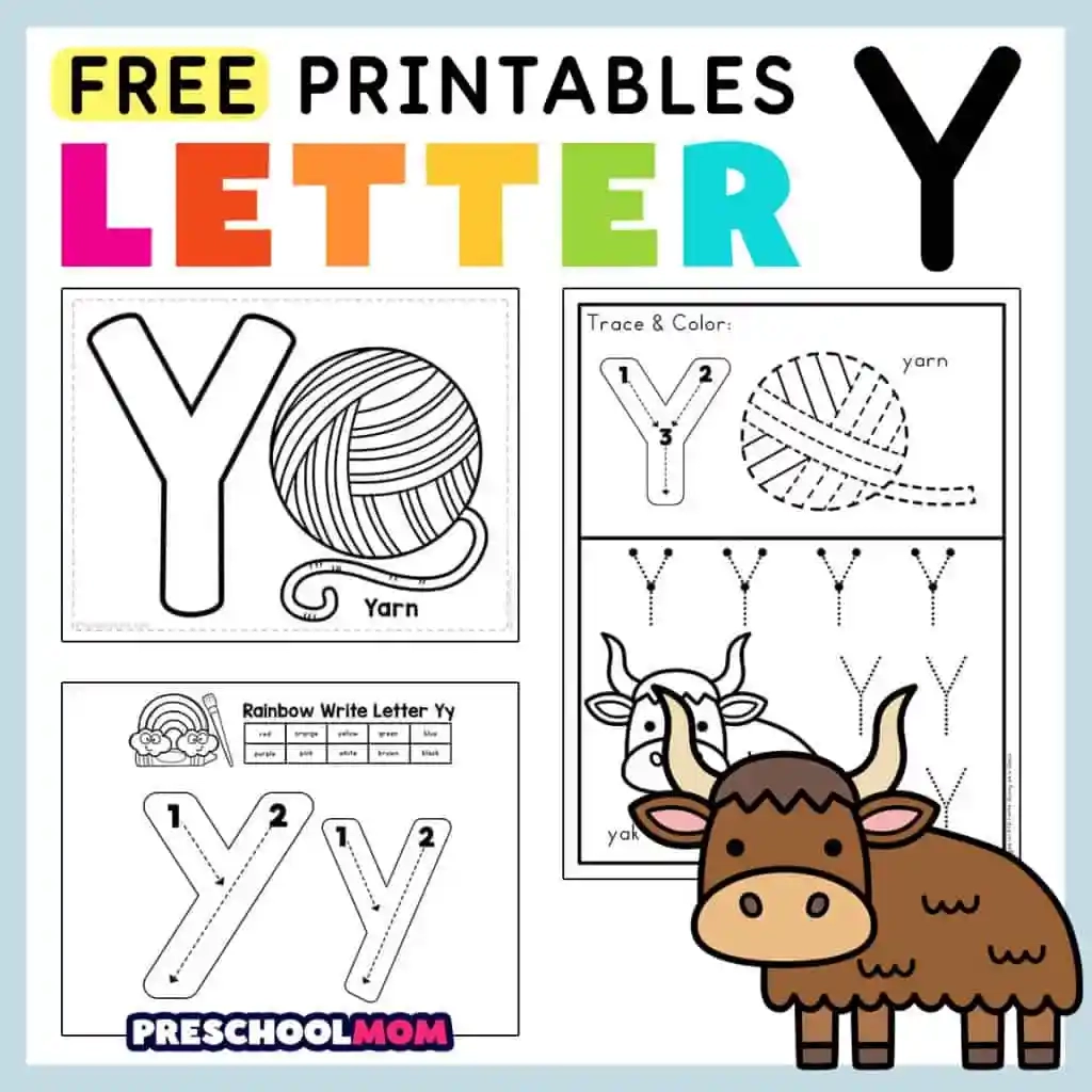 Printable Letter Y Worksheets Printable Letter Y Worksheets