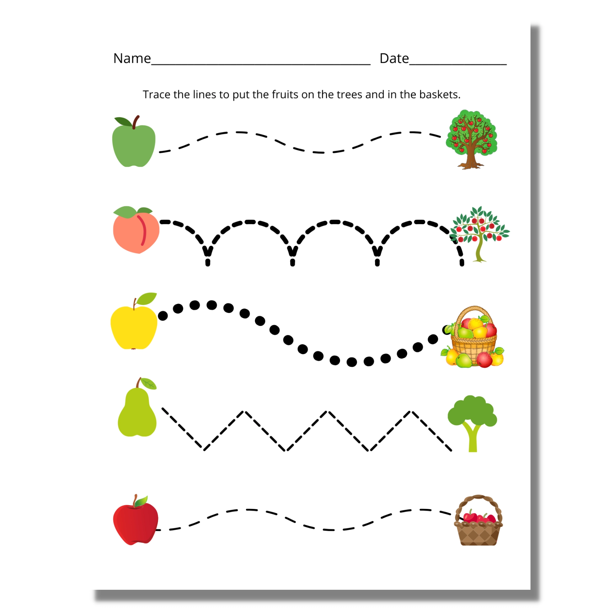 Printable Line Tracing Worksheets Printable Line Tracing Worksheets