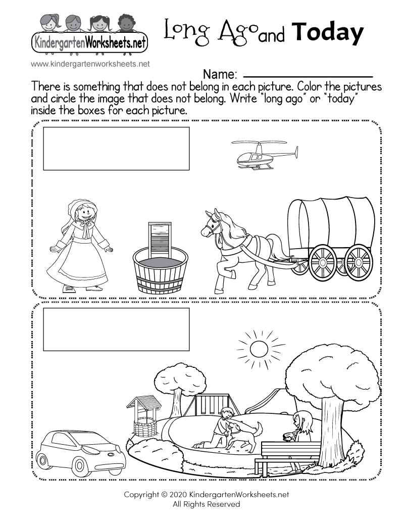 Long Ago And Today Worksheet Free Printable Digital amp PDF Long Ago And Today Worksheet Free Printable Digital amp PDF