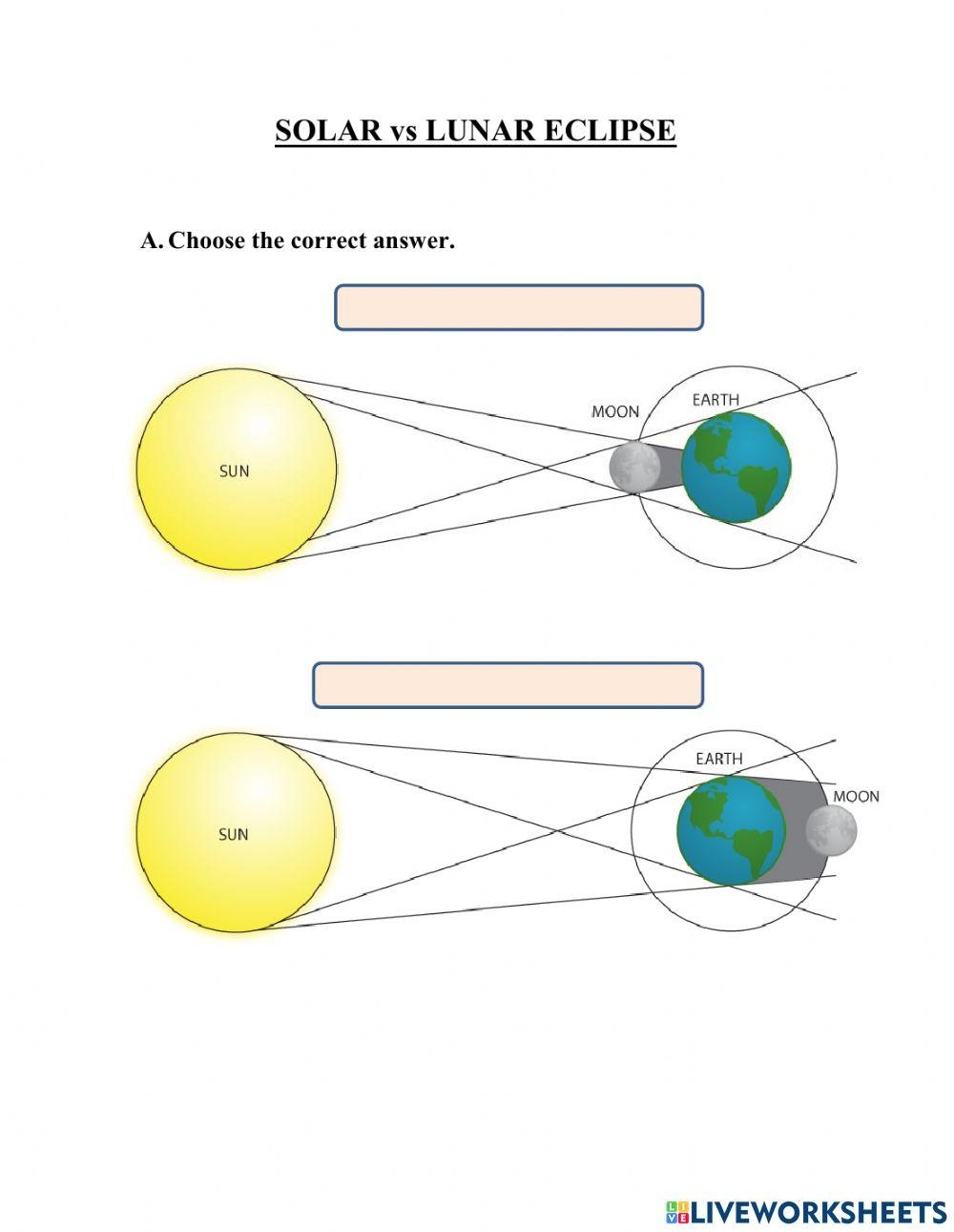 Lunar And Solar Free Interactive Worksheets 700317 Lunar And Solar Free Interactive Worksheets 700317