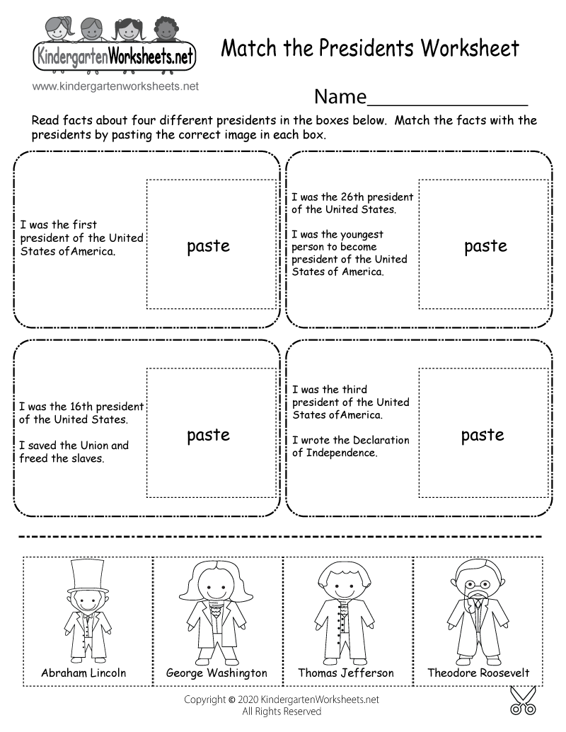 Match The Presidents Worksheet Free Printable Digital amp PDF Match The Presidents Worksheet Free Printable Digital amp PDF