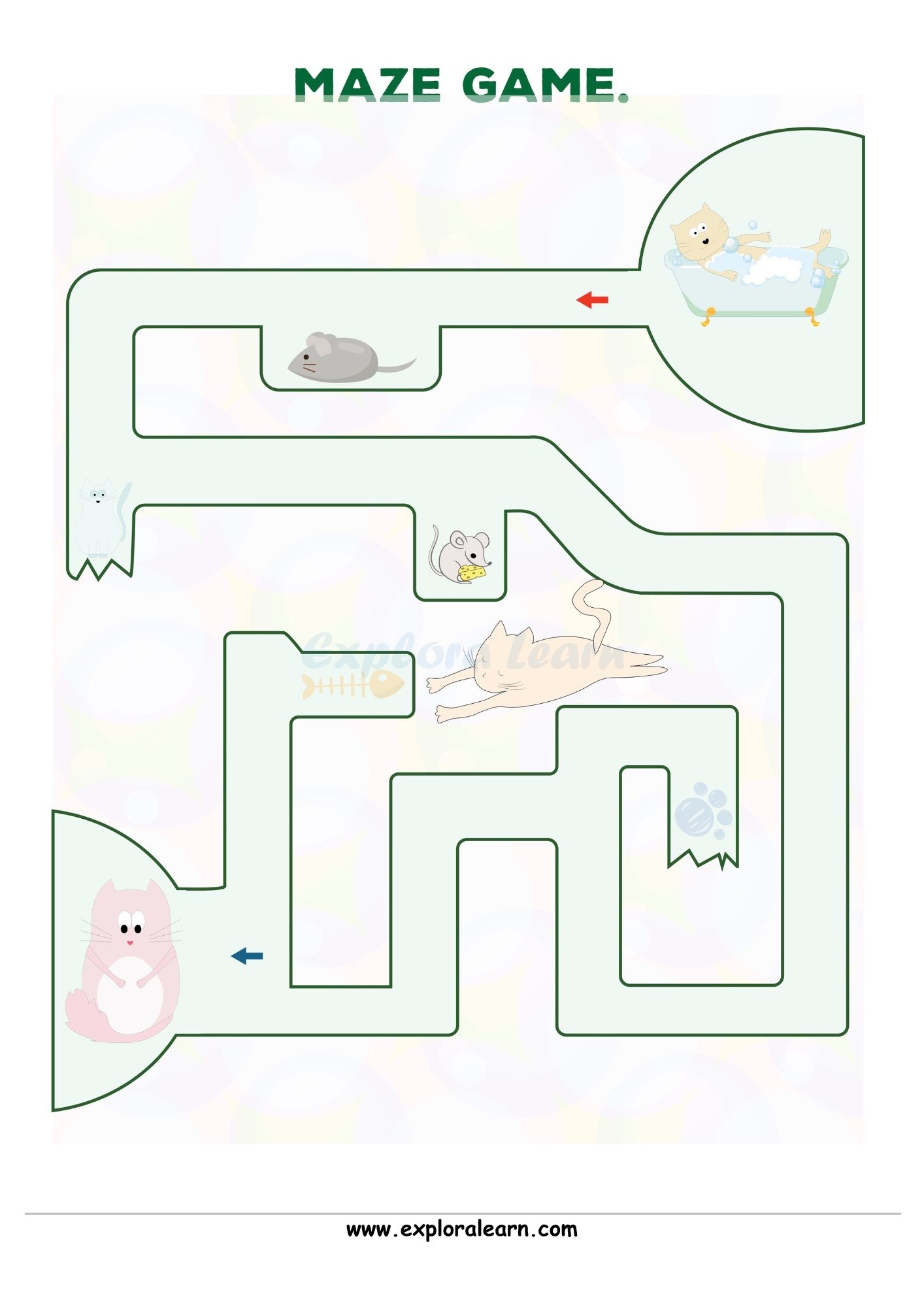 Printable Maze Worksheets Printable Maze Worksheets