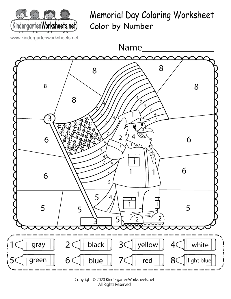 Memorial Day Color By Number Worksheet Free Printable Digital Memorial Day Color By Number Worksheet Free Printable Digital