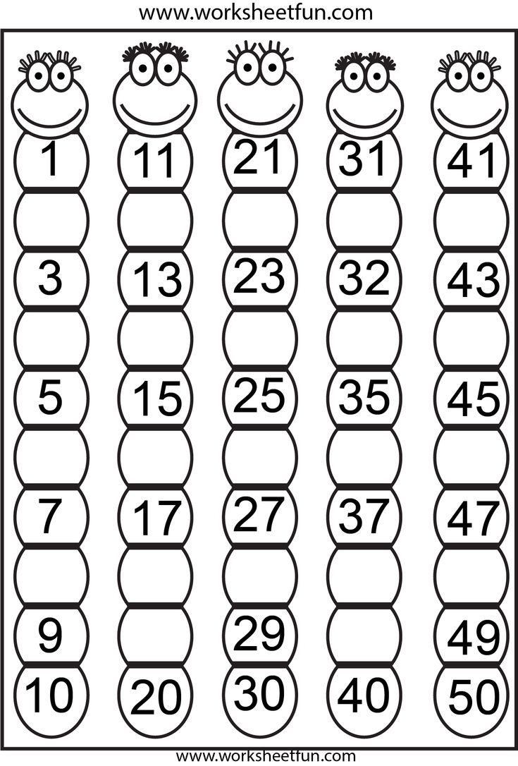Missing Numbers 1 50 Eight Worksheets FREE Printable Worksheets Missing Numbers 1 50 Eight Worksheets FREE Printable Worksheets