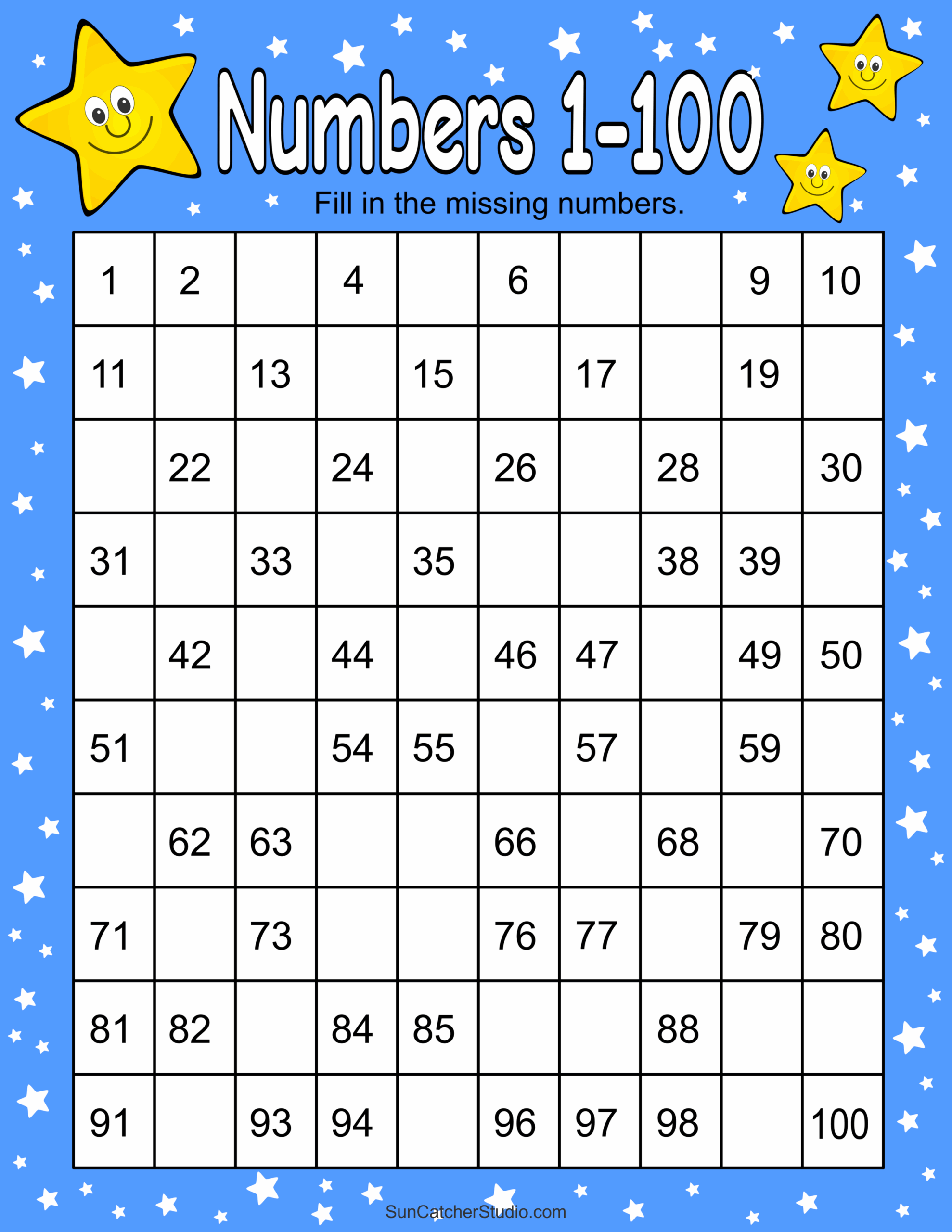 Missing Numbers Worksheets Fill In The Missing Numbers Free Missing Numbers Worksheets Fill In The Missing Numbers Free