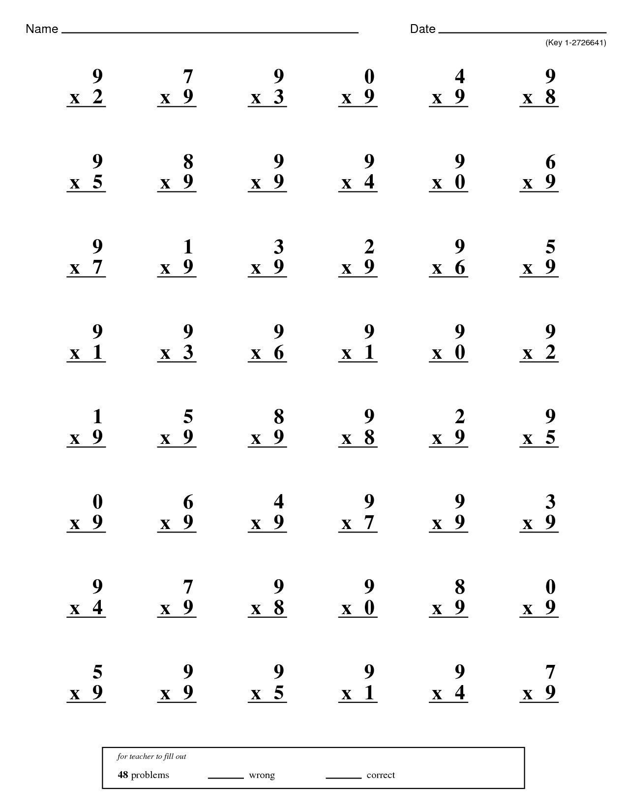 Multiplication Mad Minute Mad Minute Math Math Minutes Multiplication Mad Minute Mad Minute Math Math Minutes