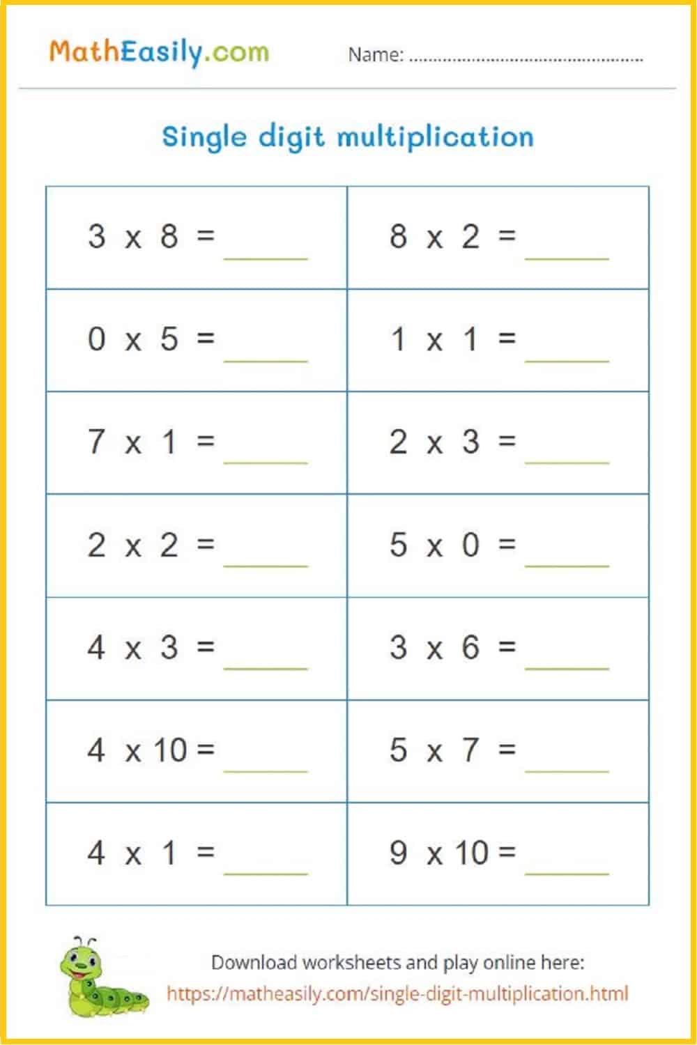 Printable Multiplication Worksheets Pdf Printable Multiplication Worksheets Pdf