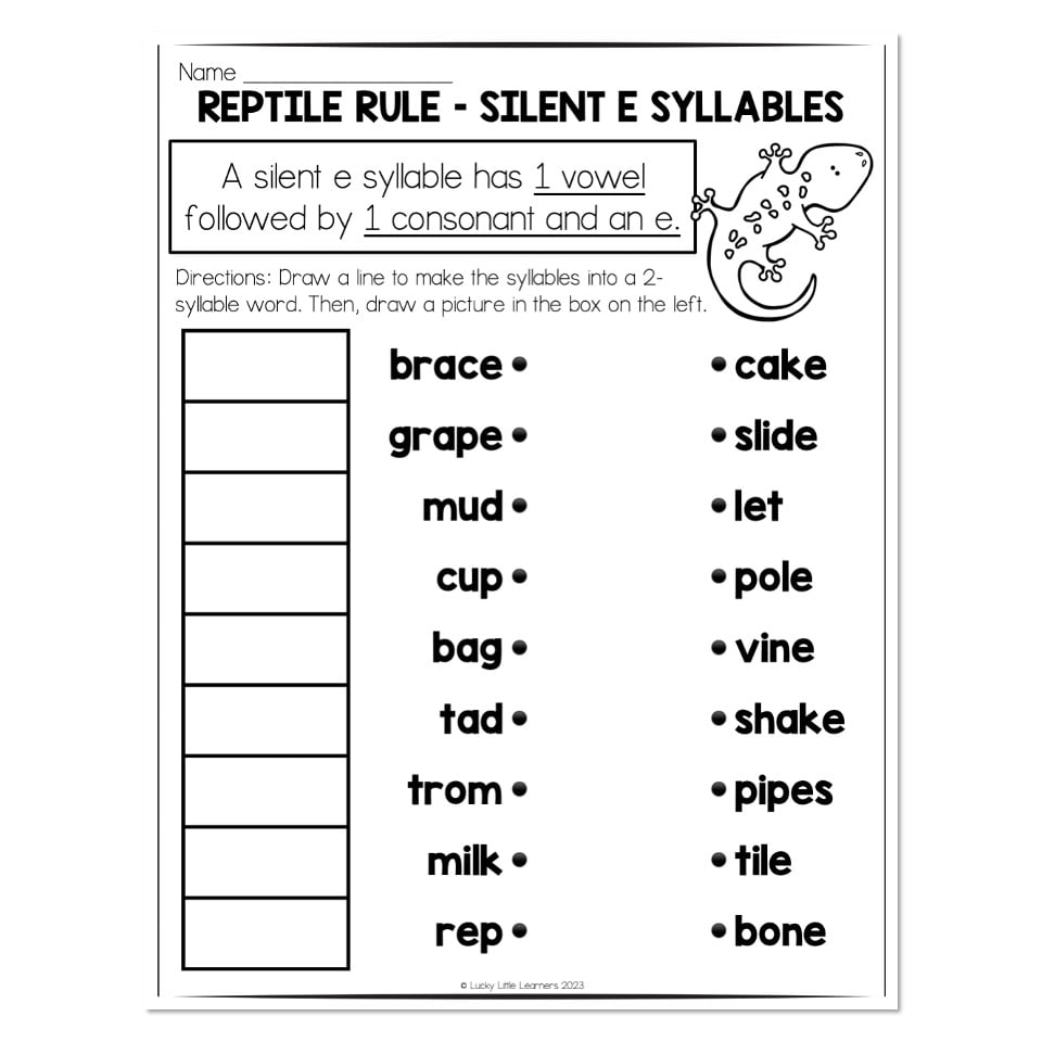 Free Printable Multisyllabic Words Worksheets Free Printable Multisyllabic Words Worksheets
