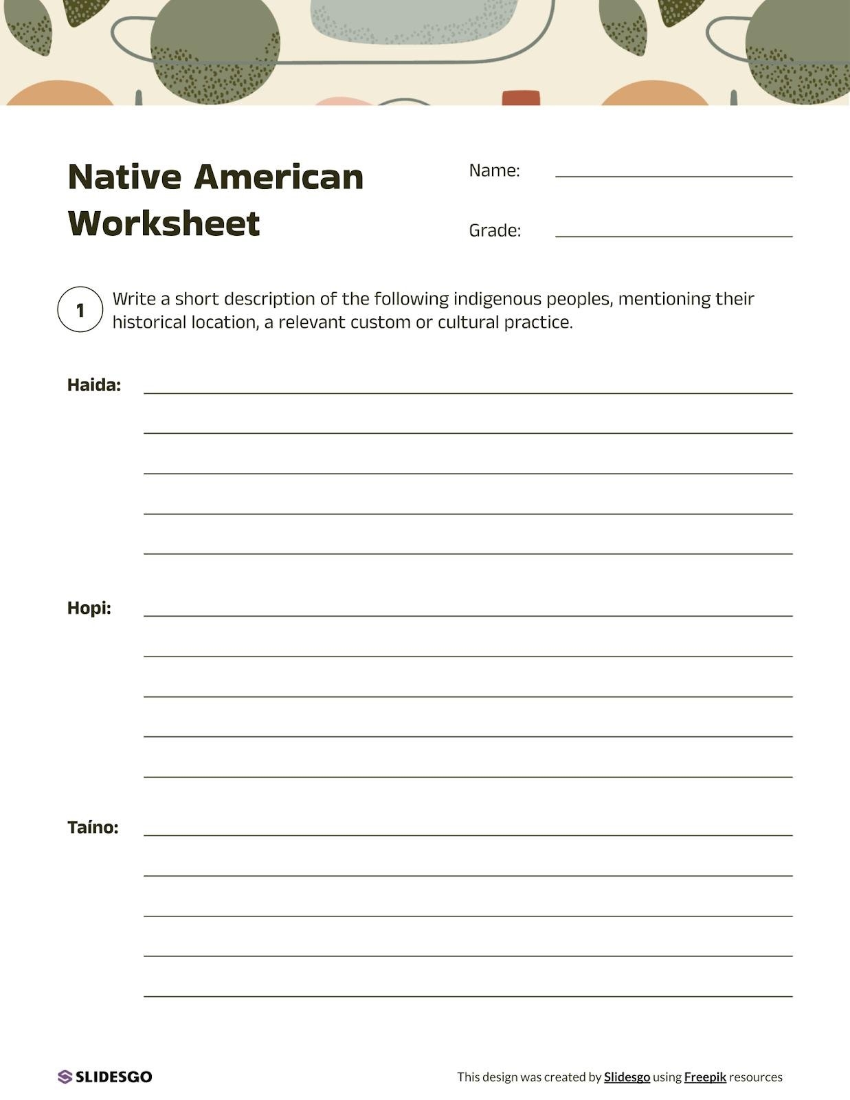 Free Printable Native American Worksheets Pdf Free Printable Native American Worksheets Pdf