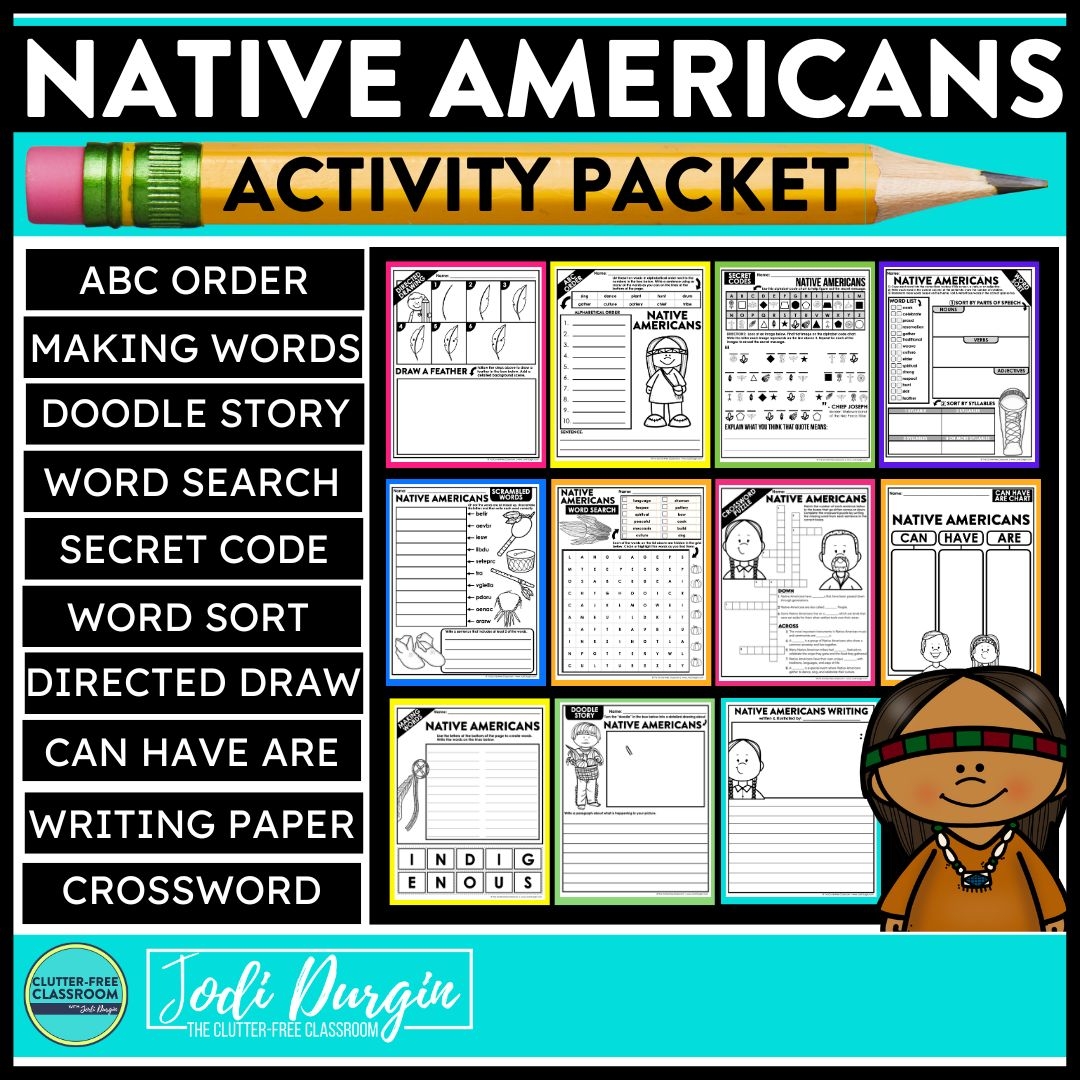 Free Printable Native American Worksheets Free Printable Native American Worksheets