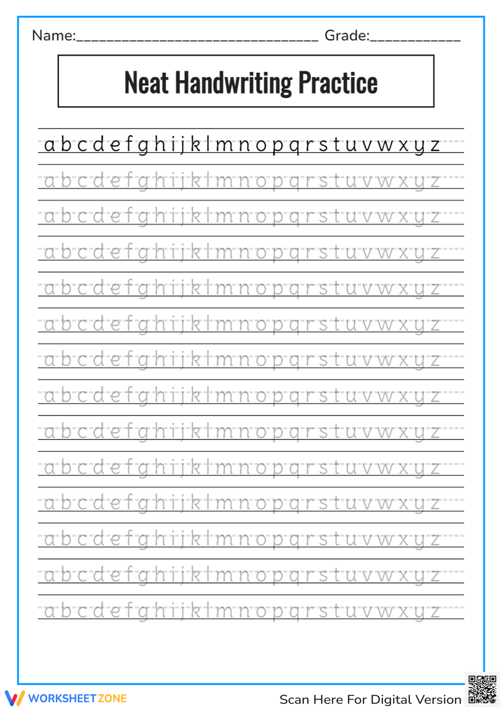 Neat Handwriting Worksheets amp Printable Neat Handwriting Worksheets amp Printable