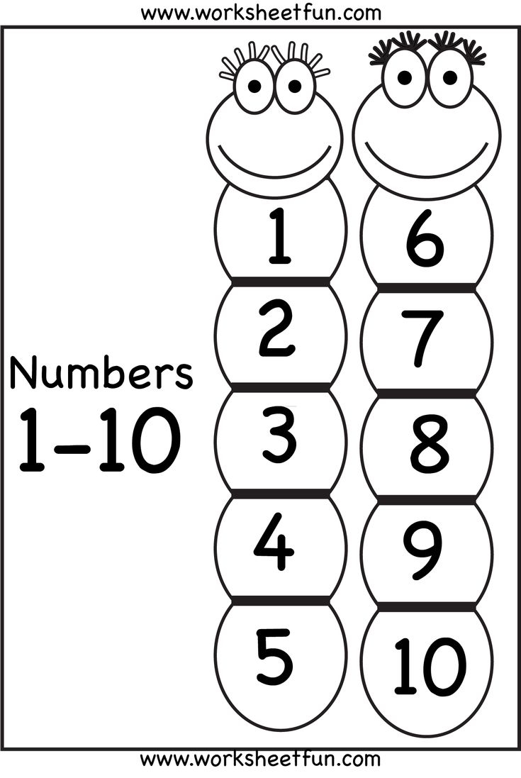Number Chart 1 10 FREE Printable Worksheets Number Chart 1 10 FREE Printable Worksheets