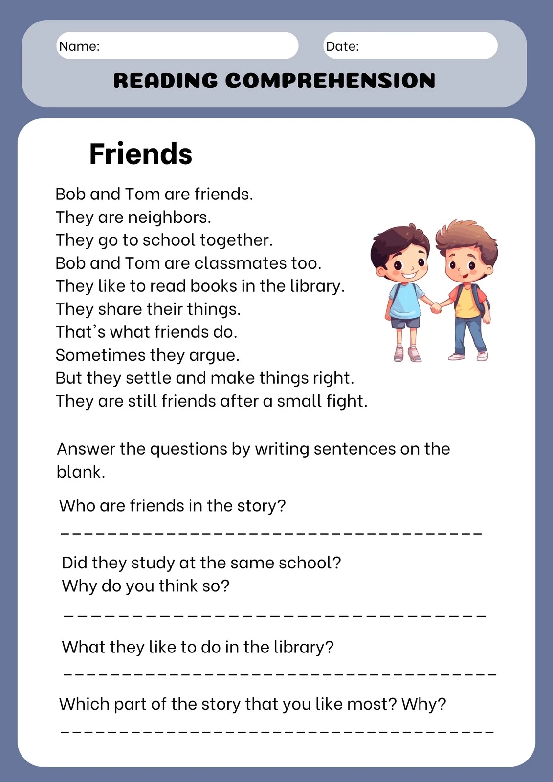 Page 3 Free Printable 2nd Grade Reading Worksheet Templates Canva Page 3 Free Printable 2nd Grade Reading Worksheet Templates Canva