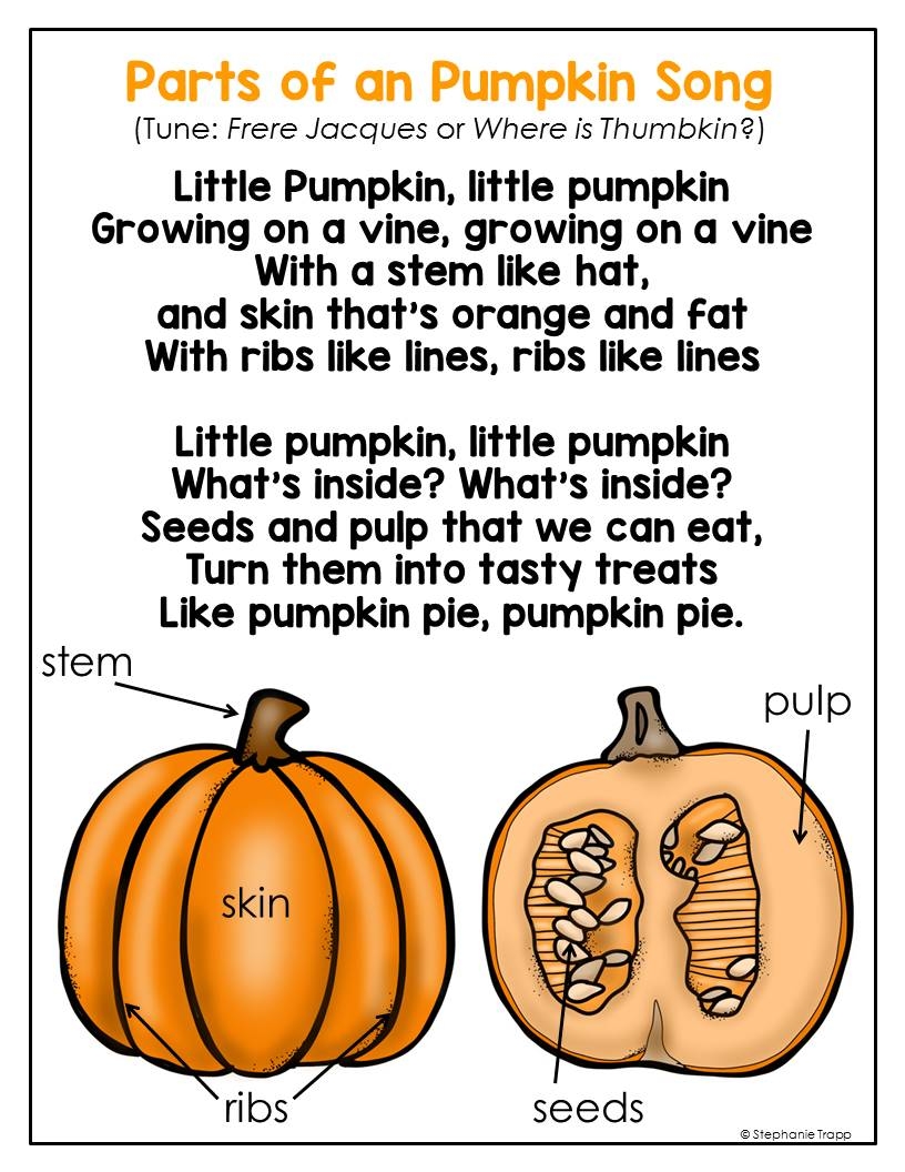 Free Printable Parts Of A Pumpkin Worksheet Free Printable Parts Of A Pumpkin Worksheet