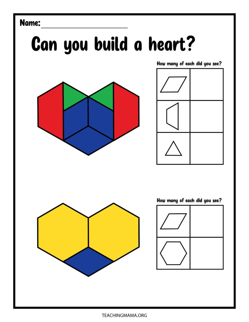 Pattern Block Printables For Shapes Teaching Mama Pattern Block Printables For Shapes Teaching Mama