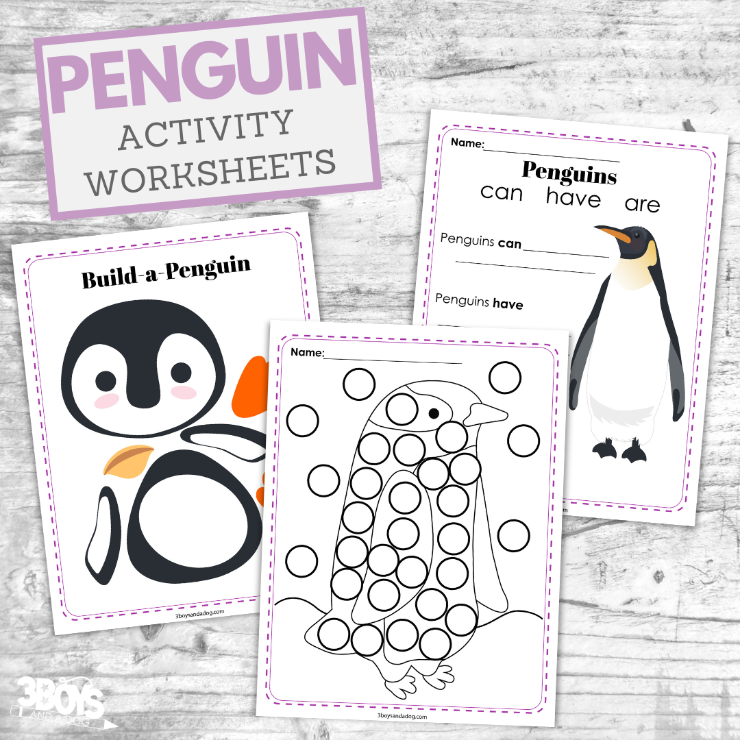 Free Printable Penguin Worksheets Free Printable Penguin Worksheets