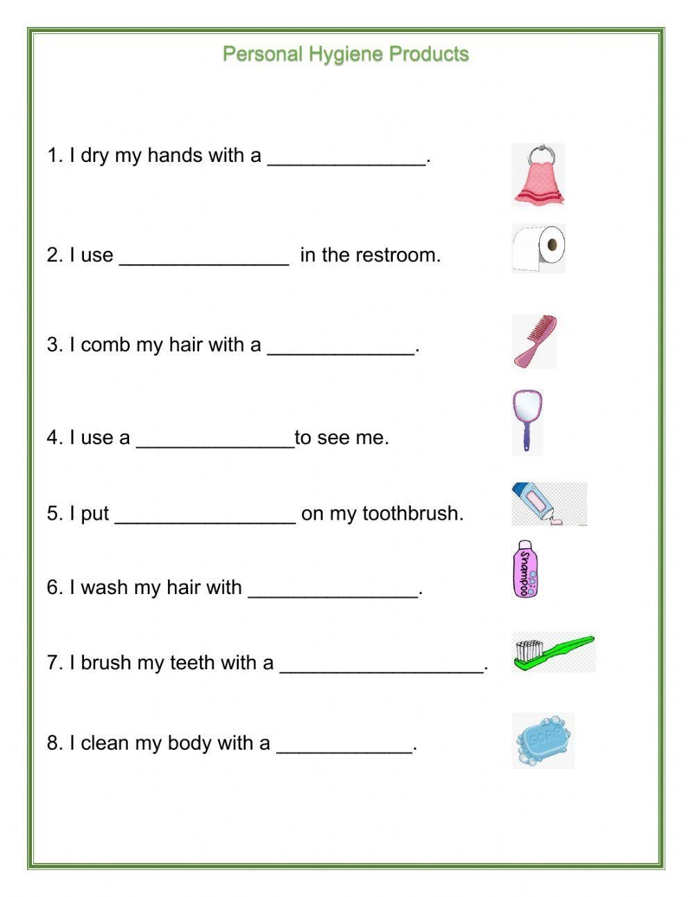 Personal Hygiene Online Worksheet Live Worksheets Worksheets Personal Hygiene Online Worksheet Live Worksheets Worksheets