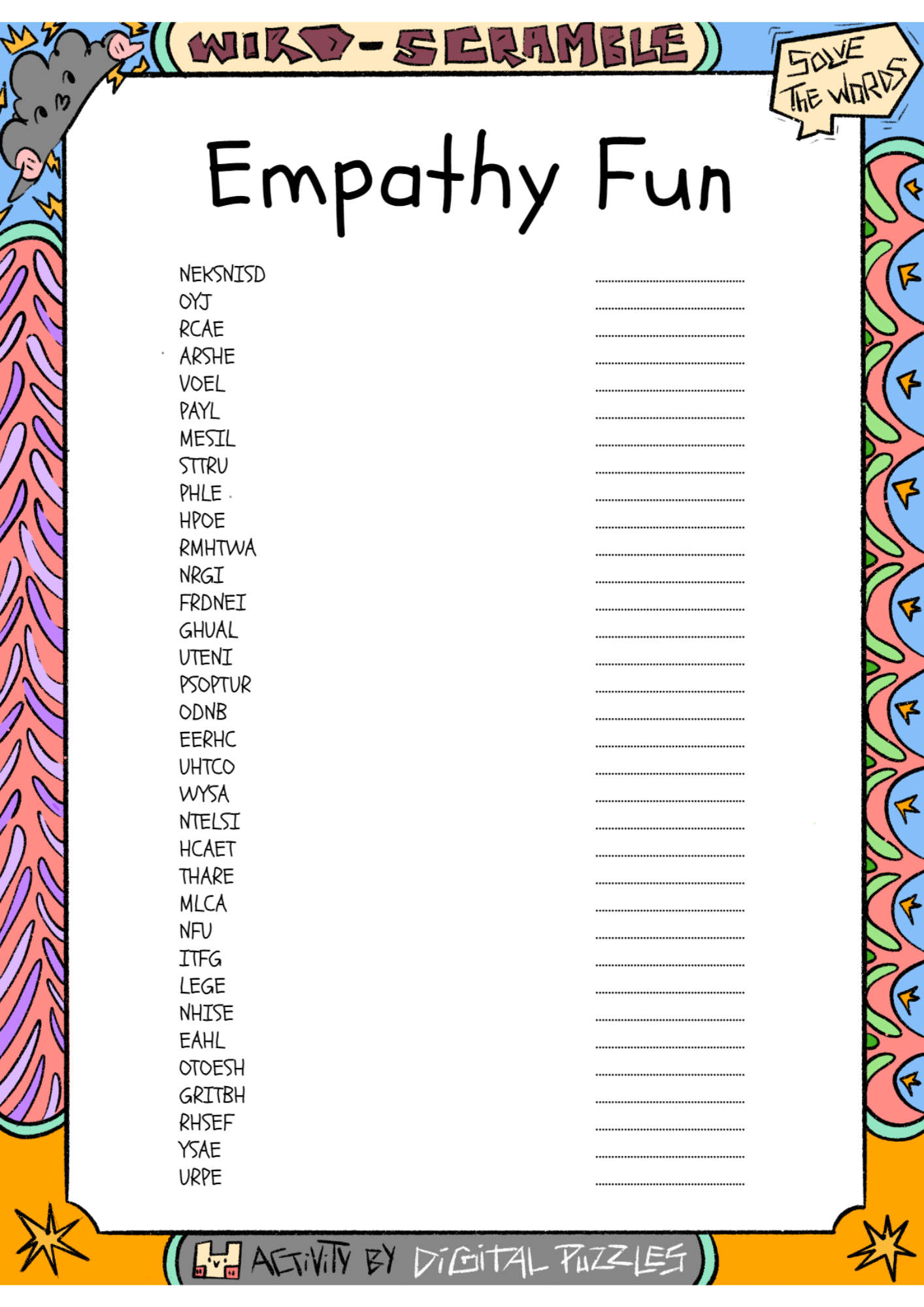 Phoenicia Word Scramble Puzzle Worksheet Activity Made By Teachers Phoenicia Word Scramble Puzzle Worksheet Activity Made By Teachers