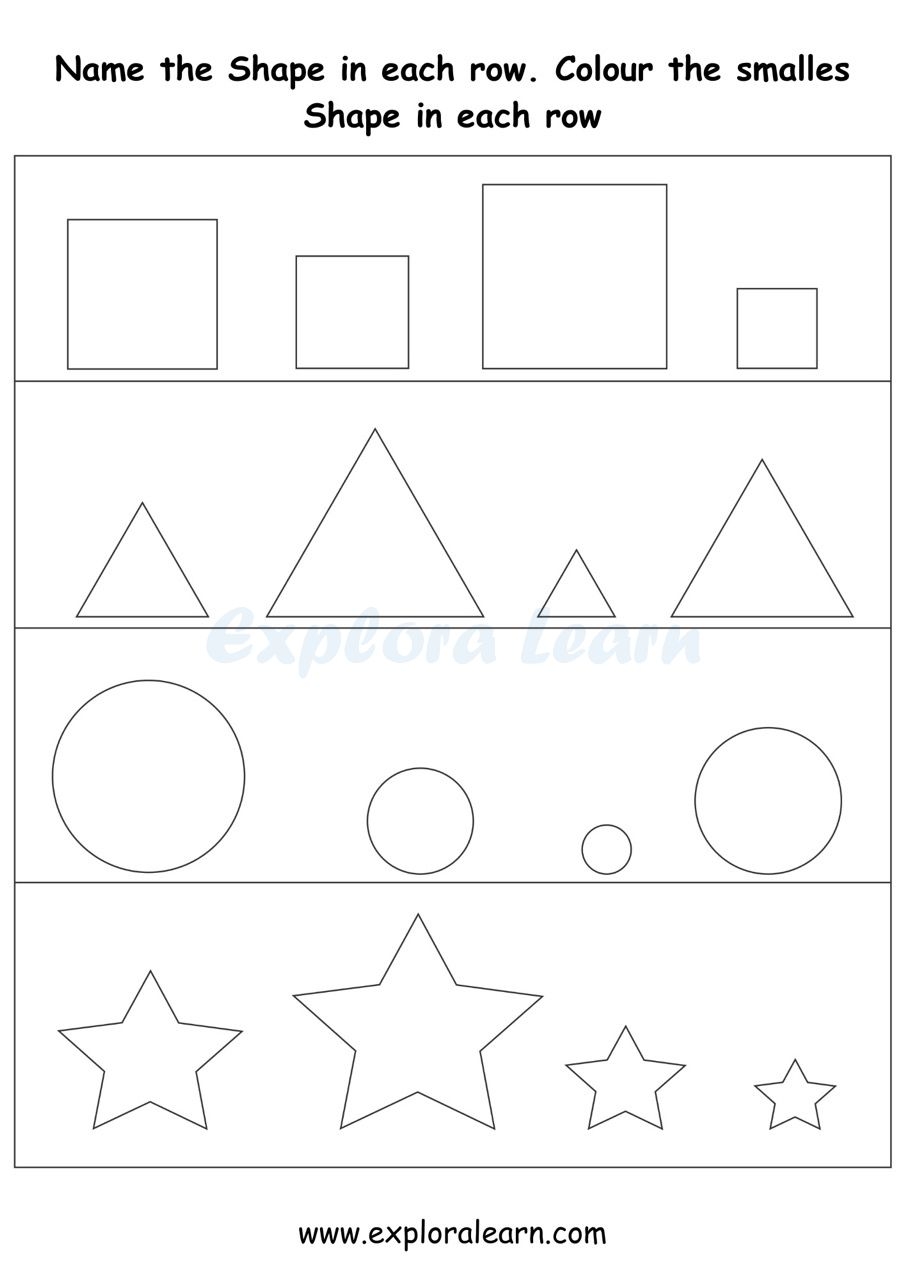 Free Printable Shapes And Colors Worksheets Free Printable Shapes And Colors Worksheets